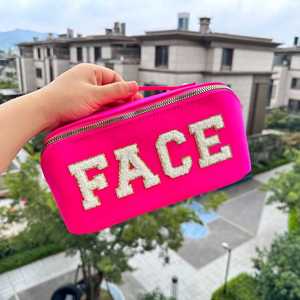 Wholesale 30*22*2CM Transparent Pvc Nylon Tie Dye Clear Zipper Pouches Makeup Cosmetic <b>Bag</b> - Product Image 6