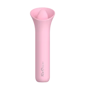 Mini Female G-Spot Vibrating Oral Tongue Licking Sucker Nipple Clitoris Stimulator Vibrators 10 Frequency