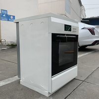 Cuisinière sur pied blanche à 4 brûleurs de haute qualité avec four Grill Cuisinière électrique à haute efficacité de grande capacité pour la cuisson de pizzas