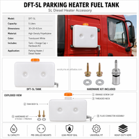 OkyRie Kraftstofftank 5,5L 5L Öl Benzin Diesel Kunststoff-Aufbewahrungsbehälter Wassertank für Boot Auto LKW Standheizung