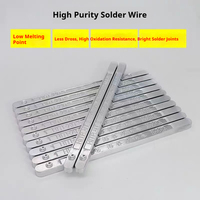 Barre de soudure en étain sans plomb JULi, alliage de haute pureté à faible point de fusion, excellente performance de soudage pour applications électriques