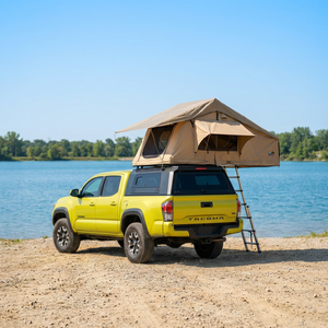 Auvent de camion 4x4 en aluminium de haute qualité |   Portes à ailes de mouette, étanches à <span class=keywords><strong>la</strong></span> poussière et à l'eau, faible bruit du vent, compatibles avec <span class=keywords><strong>Toyota</strong></span> Tacoma Double Cab - Product Image 1