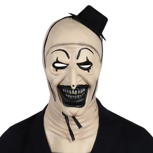 Halloween Full Head Horror Movie Joker Mask Terrifier Art Costume Party Festival Cosplay The Clown Prop Decoration for Adult