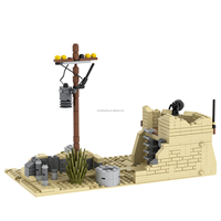 NOUVEAU Militaires Guerres Nature sauvage Champ de bataille Modèle d'action DIY Cadeau WW2 MOC Blocs de construction Jouets pour enfants MOC5068
