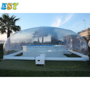 Copertura per Piscina Gonfiabile in PVC Trasparente Resistente del Produttore, Tenda a Cupola per Piscina Gonfiabile - Product Image 3