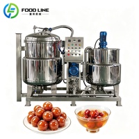 Machine à tremer les fruits confits, machine à tremer sous pression négative, machine à tremer les fruits conservés