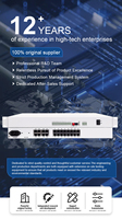 Transmetteur-récepteur optique téléphonique PCM avec 16 canaux téléphoniques et 8 interfaces Ethernet 100 Mbps physiquement isolées
