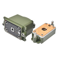 Connecteur robuste rectangle/carré d'aviation 103 broches de haute qualité prise de configuration mixte pour les sections de module d'alimentation