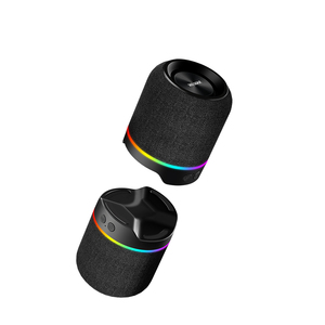 Venta al por mayor de productos en tendencia fiesta en casa RGB luz inalámbrica <span class=keywords><strong>Bt</strong></span> altavoces magnéticos desmontable dos piezas pequeñas sonido de graves fuertes - Product Image 2