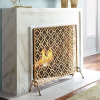 Nouvelle cloison de cheminée en fer forgé de style minimaliste moderne, d'origine chinoise, avec grille en maille pour salon, porte en fer forgé sur mesure