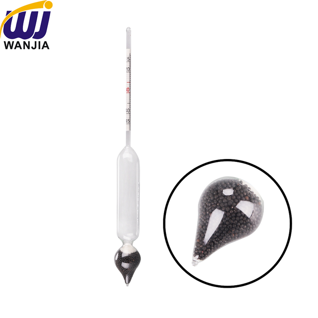 WANJIA Reusable Milk Lactometer Glass Milk Density Tester for Dairy Farms Hydrometer Gravity LongMeter Range