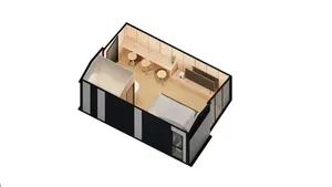 Premium Expandable Steel Structure Container <b>Prefab</b> <b>House</b> Casa Modular Prefabricada Folding <b>House</b> - Product Image 3