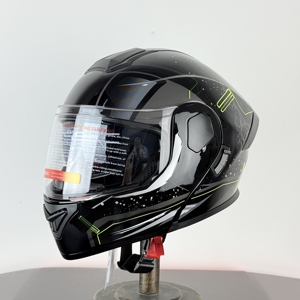 Nouveau casque de moto ouvert homologué DOT en ABS, double visière, déverrouillage rapide, toutes saisons, garantie 1 an, prix de gros - Product Image 4