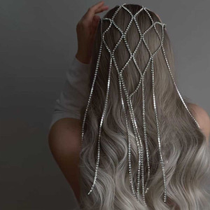 Serre-tête en maille à plusieurs couches en alliage et strass pour femme, nouveau accessoire de mariage/anniversaire, couronnes et guirlandes pour robes de mariée - Product Image 2