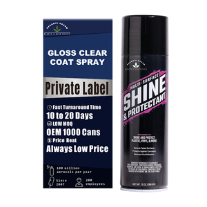 Độ bóng cao chất bảo vệ phun lâu dài tỏa sáng cho nhựa vinyl cao su TRIM phục hồi <span class=keywords><strong>UV</strong></span> bảo vệ 16oz nhà máy tùy chỉnh - Product Image 1