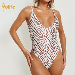 Yolife Custom logo Ladies <strong>Swimsuit</strong> Leopard Print Swimwear Women <strong>Anime</strong> Print <strong>Swimsuit</strong> - Product Image 5