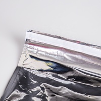Sac d'expédition pour vêtements en plastique EVA transparent givré, écologique, recyclable, avec fermeture éclair, couleur personnalisée, chaussettes