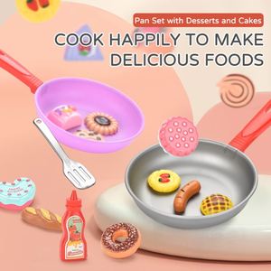 Kids <strong>Saucepan</strong> <strong>Toy</strong> Sets Miniature Kitchen Simulation Food Cookware Pot Pan Cooking Play House <strong>Toy</strong> for Girl Kid - Product Image 6