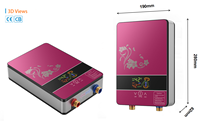 Chauffe-eau électrique instantané sans réservoir 220-240V 3500W avec affichage numérique mural pour salle de bain et douche, chauffage rapide