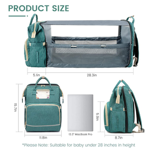 OEM Nouveau Sac Momie Mère et Bébé Sac à Dos Multifonctionnel Isolation Sac à Bandoulière Sac Maternité Logo Personnalisable - Product Image 6