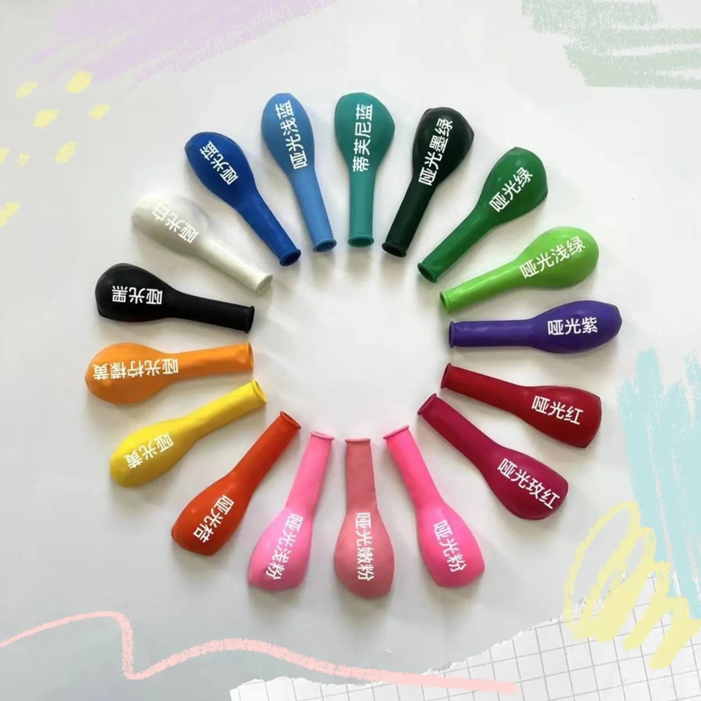 10inch standard mixing colors