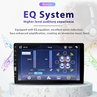 Autoradio Podofo 9'' 1 Din, Carplay, Android Auto, lecteur MP5, Bluetooth, FM, égaliseur + microphone, électronique automobile