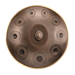 Hluru Handpan artesanal 9/10 notas 22 "<span class=keywords><strong>D</strong></span> Kurd 432Hz DC04 acero y tambores instrumento de percusión curación de sonido personalizable - Product Image 6