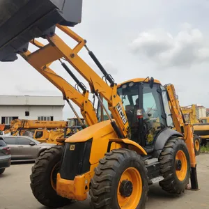 Made in UK Used JCB 4CX Backhoe Loader with hammer good quality in Shanghai