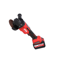 Meuleuse d'angle sans fil professionnelle 21V pour bricolage industriel, affichage numérique de la vitesse, batterie 7,5Ah, moteur sans balais 8500 tr/min, rapide