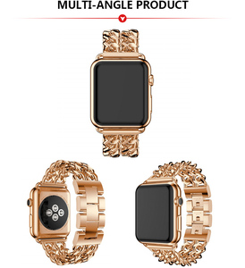 Nueva <span class=keywords><strong>correa</strong></span> de reloj de malla de acero inoxidable de metal de moda para relojes <span class=keywords><strong>Apple</strong></span> <span class=keywords><strong>iWatch</strong></span> - Product Image 4