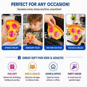 Nee Doh Squeezza Ice Cream Squishy Soft Squish Stress Ball Slice pour Enfants et Adultes, Anti-stress, Mignon, Écologique, Cadeau - Product Image 3