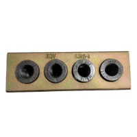 Système de dalle en acier galvanisé de haute qualité, 4 trous, ancrage précontraint à tension plate, diamètre 12 mm, utilisé pour les brins non limités