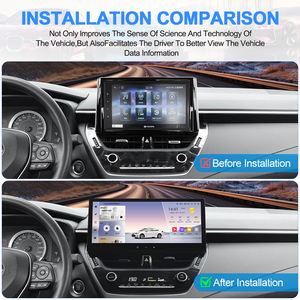 Navihua - Radio con GPS y Carplay para Toyota Corolla / Railing / Lingshang / Asia Lion / Frontlander / Cross <span class=keywords><strong>2019</strong></span>+, Actualización de Sistema Android para Automóvil - Product Image 3