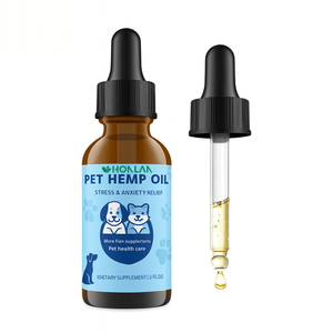 Huile de graines de chanvre pour chiens et chats, soutien des articulations, santé de la peau, apaisement de l'anxiété, soulagement de la douleur, oméga 3 6 9 - Product Image 1