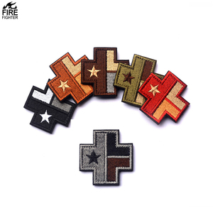 Drapeau de l'État des États-Unis du Texas Rescue Cross Color MEDIC Funny Mini Shape <span class=keywords><strong>Patch</strong></span> for Jacket Bag Hat DIY Shoulder Coats Sew-on - Product Image 3