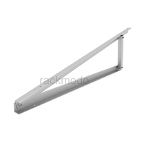 Support solaire triangulaire Rackmodo en aluminium 6005-T5 SUS304 anodisé, inclinaison réglable pour modules photovoltaïques sur toit/terre/balcon - Installation rapide