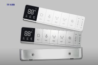Siège de toilette intelligent avec bidet, commande sans fil, code fixe, code d'apprentissage, piles AAA