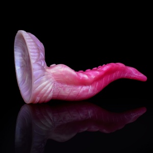 NNSX Silicone Tentacle <b>Dildo</b> Cock Penis Fantasy Stimulator Monster Cock Tongue Shaped <b>Dildo</b> Anal Toy for Gay Lesbian Couples - Product Image 3