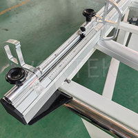 Scie à panneaux horizontale Vortek MJ6132, table coulissante de 3200 mm, moteur de 5,5 kW, 380 V/220 V, garantie d'un an, affichage numérique
