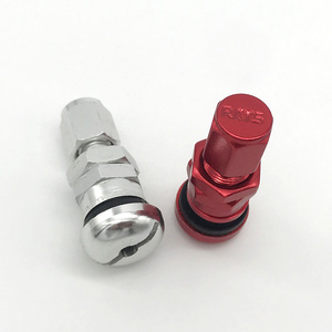 Pièces automobiles, tige de pneu sans chambre à air en aluminium coloré pour voiture de course - Product Image 1
