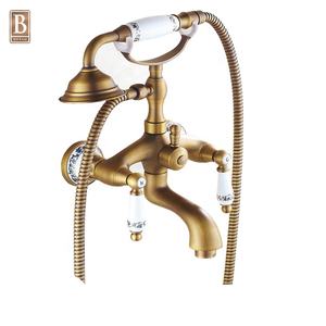 Ensemble de robinetterie de <span class=keywords><strong>douche</strong></span> pour <span class=keywords><strong>baignoire</strong></span> de <span class=keywords><strong>style</strong></span> rétro, <span class=keywords><strong>style</strong></span> téléphone antique - Product Image 6