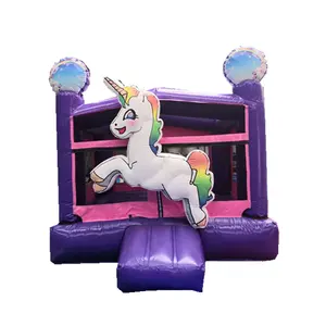 factory made unicorn inflatable bouncer house commercial inflatable bouncy castle