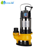 Pompe à eaux usées submersible en fonte d'acier inoxydable monophasée 220V 50Hz avec interrupteur à flotteur type SVQ