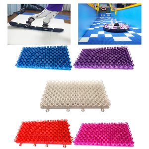 Tappeto da scivolo colorato in plastica per sci e snowboard, tappeto da scivolo a secco, tappeto da sci a secco, pista da sci a secco - Product Image 1
