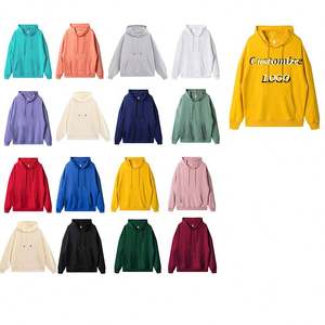 French Terry Cropped Hoodie Algodón de alta calidad Custom Cotton Logo Hoodie - Product Image 1