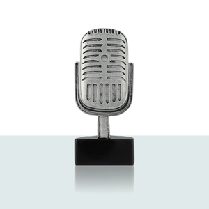 Trofeo in Resina Microfono 13,5 cm - Product Image 1