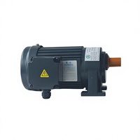 Moteur à engrenages à induction triphasé CA CH-18-100 avec frein, 100W, 220/380/415V, 600 tr/min, 50/60Hz, montage sur panneau, engrenages en acier allié spécial, haute performance