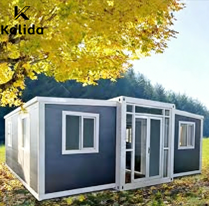 Casa Container Espandibile Kolida Modello 20ft/40ft con Pannello Sandwich Traspirante per Uso Negozio/Chiosco/Ufficio - Product Image 1