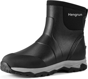 Botas de Lluvia Impermeables OEM, Botas de Trabajo Aisladas con Suela Deportiva Cómoda, Botas para Lodo para Trabajos en el Jardín - Product Image 1
