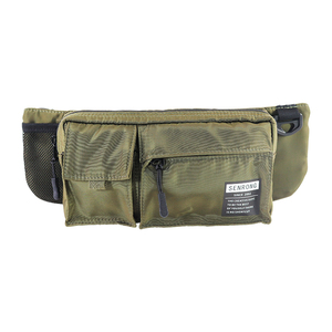 Sac banane imperméable en nylon pour sports de plein air, course à pied, jogging, moto, avec poches zippées, personnalisable, unisexe, motif lettre tendance - Product Image 4